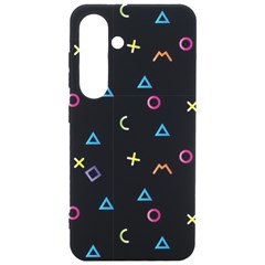 Kids , Kids , Background, Doodle Samsung Galaxy S24 6 2 Inch Black Tpu Uv Case by kyorashop23