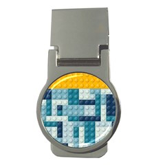 Lego, Background, Dots Money Clips (round)  by kyorashop23