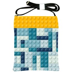 Lego, Background, Dots Shoulder Sling Bag by kyorashop23