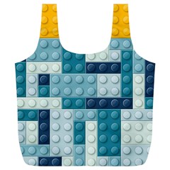 Lego, Background, Dots Full Print Recycle Bag (xl) by kyorashop23