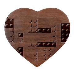 Lego, Background, Dots Heart Wood Jewelry Box by kyorashop23