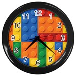 Lego, Constructor Wall Clock (Black) Front