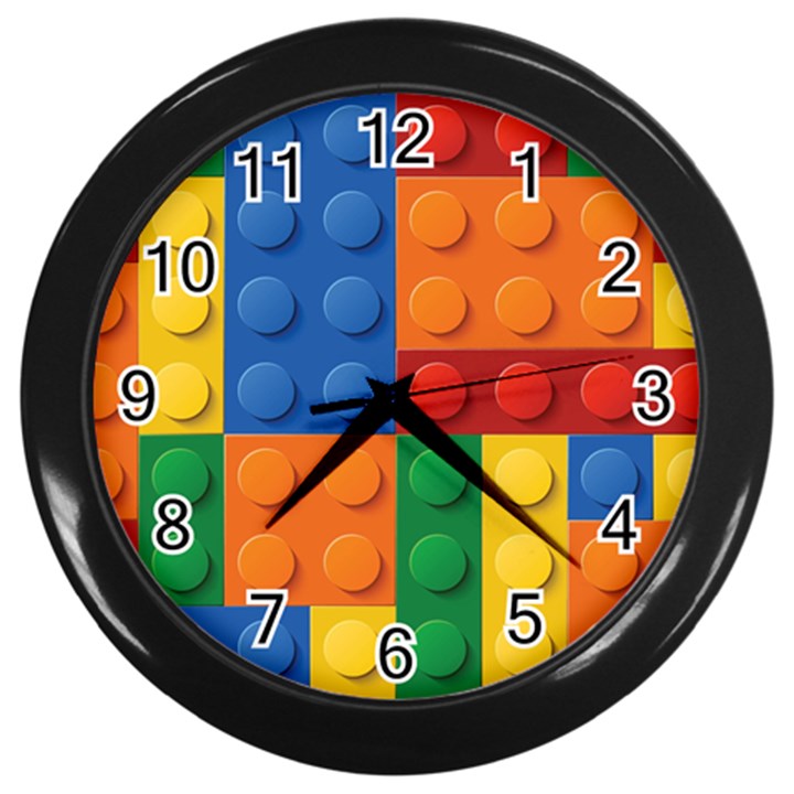 Lego, Constructor Wall Clock (Black)