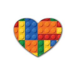 Lego, Constructor Rubber Heart Coaster (4 Pack)