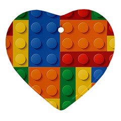 Lego, Constructor Heart Ornament (two Sides)