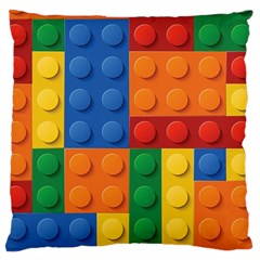 Lego, Constructor Standard Premium Plush Fleece Cushion Case (two Sides) by kyorashop23