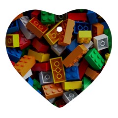 Lego, Toy Block, Colorfulness, Kids Ornament (heart)