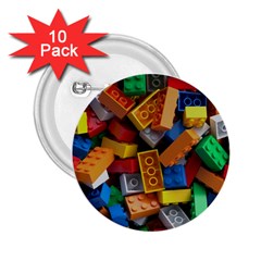 Lego, Toy Block, Colorfulness, Kids 2 25  Buttons (10 Pack)  by kyorashop23