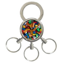 Lego, Toy Block, Colorfulness, Kids 3-ring Key Chain by kyorashop23