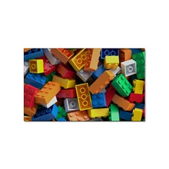 Lego, Toy Block, Colorfulness, Kids Sticker Rectangular (10 Pack) by kyorashop23