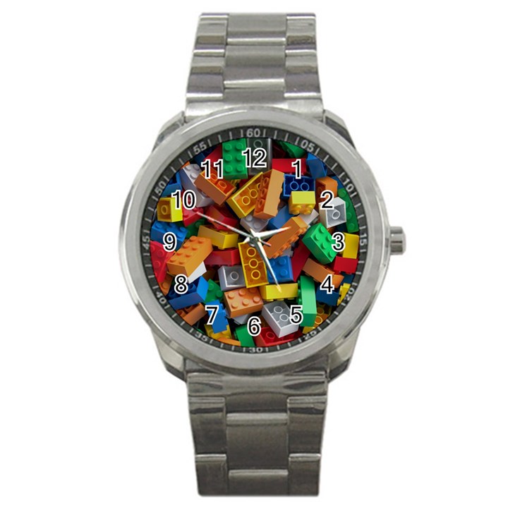 Lego, Toy Block, Colorfulness, Kids Sport Metal Watch