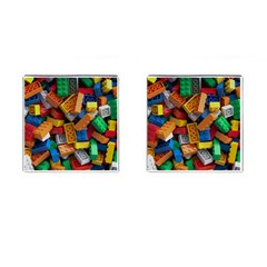 Lego, Toy Block, Colorfulness, Kids Cufflinks (square) by kyorashop23