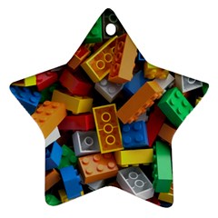 Lego, Toy Block, Colorfulness, Kids Star Ornament (two Sides)