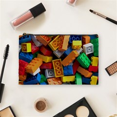 Lego, Toy Block, Colorfulness, Kids Cosmetic Bag (medium) by kyorashop23