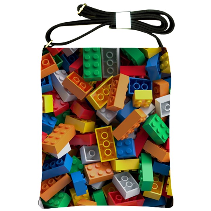 Lego, Toy Block, Colorfulness, Kids Shoulder Sling Bag