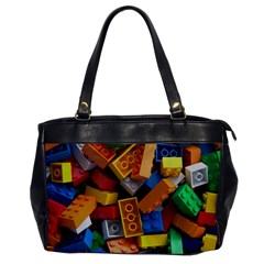 Lego, Toy Block, Colorfulness, Kids Oversize Office Handbag by kyorashop23