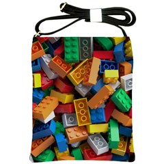 Lego, Toy Block, Colorfulness, Kids Shoulder Sling Bag by kyorashop23