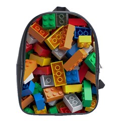 Lego, Toy Block, Colorfulness, Kids School Bag (xl) by kyorashop23