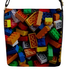 Lego, Toy Block, Colorfulness, Kids Flap Closure Messenger Bag (s) by kyorashop23