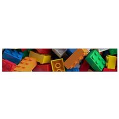 Lego, Toy Block, Colorfulness, Kids Small Premium Plush Fleece Scarf