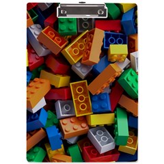 Lego, Toy Block, Colorfulness, Kids A4 Acrylic Clipboard by kyorashop23