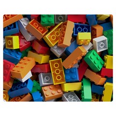 Lego, Toy Block, Colorfulness, Kids Premium Plush Fleece Blanket (medium) by kyorashop23