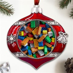 Lego, Toy Block, Colorfulness, Kids Metal Snowflake And Bell Red Ornament