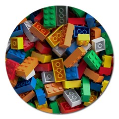 Lego, Toy Block, Colorfulness Magnet 5  (round) by kyorashop23