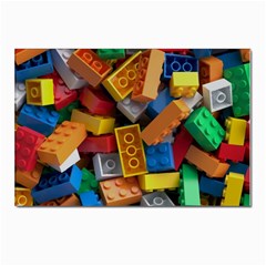 Lego, Toy Block, Colorfulness Postcards 5  X 7  (pkg Of 10) by kyorashop23