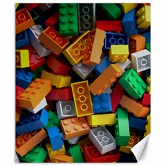 Lego, Toy Block, Colorfulness Canvas 20  X 24  by kyorashop23