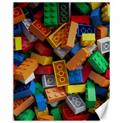 Lego, Toy Block, Colorfulness Canvas 11  X 14  by kyorashop23