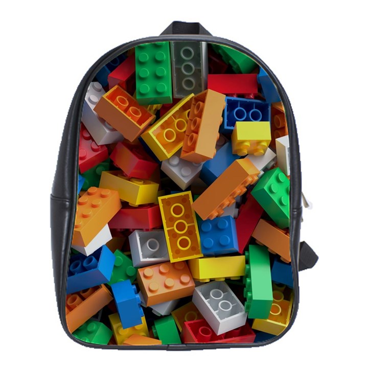 Lego, Toy Block, Colorfulness School Bag (Large)