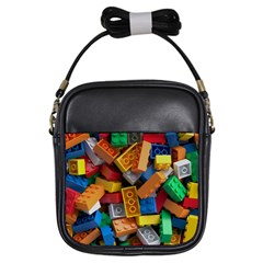 Lego, Toy Block, Colorfulness Girls Sling Bag by kyorashop23