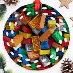 Lego, Toy Block, Colorfulness Ornament (round Filigree)