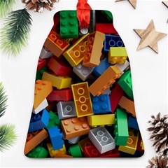 Lego, Toy Block, Colorfulness Bell Ornament (two Sides)