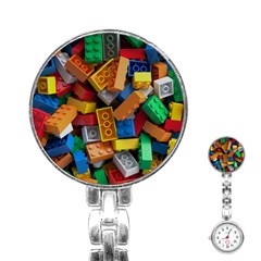 Lego, Toy Block, Colorfulness Stainless Steel Nurses Watch by kyorashop23