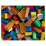 Lego, Toy Block, Colorfulness Two Sides Premium Plush Fleece Blanket (Teen Size) 60 x50  Blanket Front