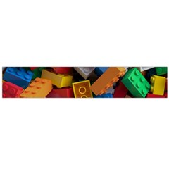 Lego, Toy Block, Colorfulness Large Premium Plush Fleece Scarf 