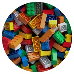 Lego, Toy Block, Colorfulness Round Trivet by kyorashop23