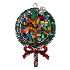 Lego, Toy Block, Colorfulness Metal X mas Lollipop With Crystal Ornament by kyorashop23