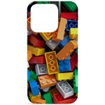 Lego, Toy Block, Colorfulness iPhone 15 Pro Black UV Print PC Hardshell Case Front