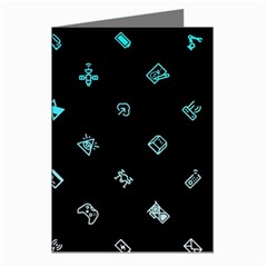 Noice, Dark, Gamer, Games, Gaming, Logo Greeting Cards (Pkg of 8)