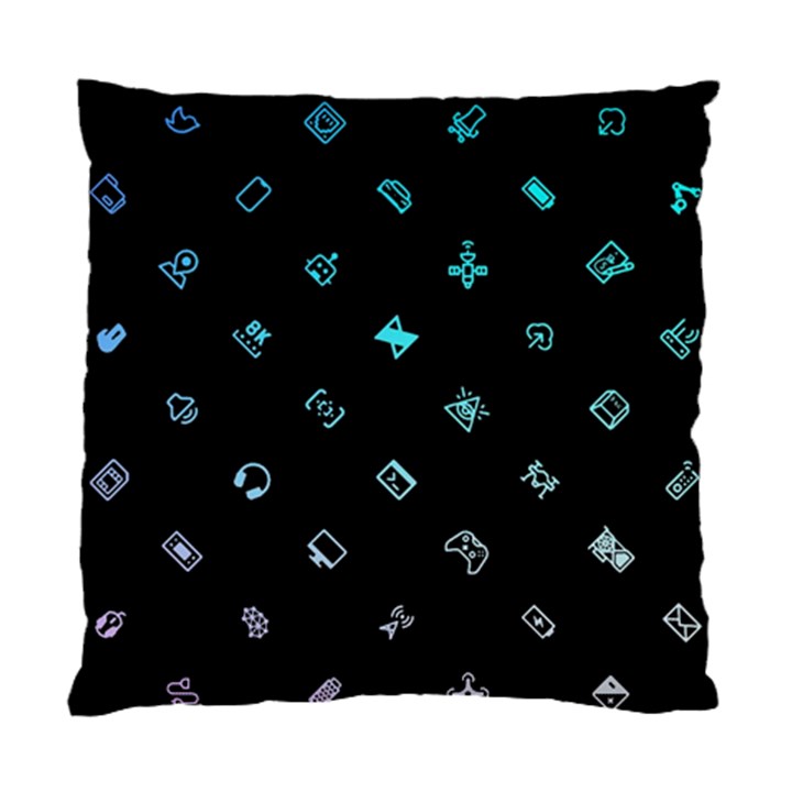 Noice, Dark, Gamer, Games, Gaming, Logo Standard Cushion Case (Two Sides)