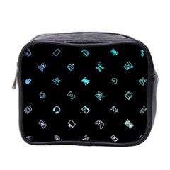 Noice, Dark, Gamer, Games, Gaming, Logo Mini Toiletries Bag (Two Sides)