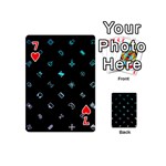 Noice, Dark, Gamer, Games, Gaming, Logo Playing Cards 54 Designs (Mini) Front - Heart7