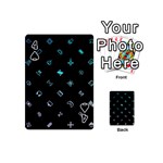 Noice, Dark, Gamer, Games, Gaming, Logo Playing Cards 54 Designs (Mini) Front - Spade4