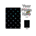 Noice, Dark, Gamer, Games, Gaming, Logo Playing Cards 54 Designs (Mini) Back