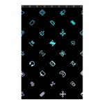 Noice, Dark, Gamer, Games, Gaming, Logo Shower Curtain 48  x 72  (Small)  Curtain(48  X 72 )