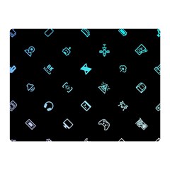 Noice, Dark, Gamer, Games, Gaming, Logo Two Sides Premium Plush Fleece Blanket (Mini)