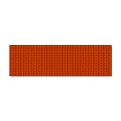 Orange Lego Texture Macro, Orange Dots Background Sticker Bumper (10 Pack) by kyorashop23